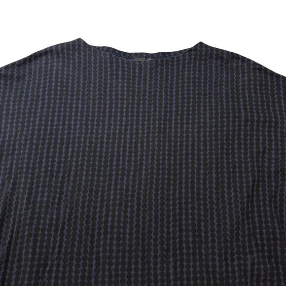Uniqlo x MARIMEKKO Rasymatto Polka Dots Tunic Top Shirt Blue Black - Size XL - Picture 2 of 10